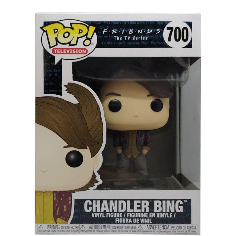 Funko Pop! Television Friends Chandler Bing 80's Hair Figure #700
