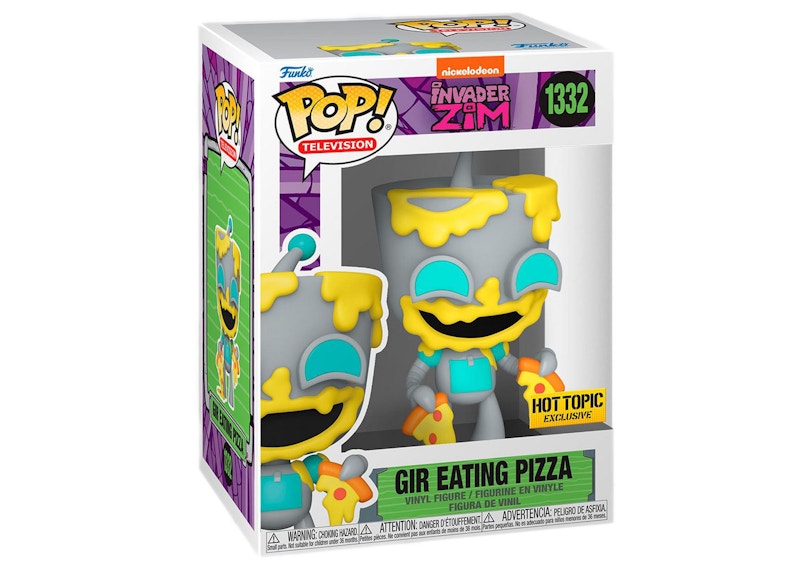 Funko Pop! Television Invader Zim Gir Eating Pizza Hot Topic Exclusive Figure #1332