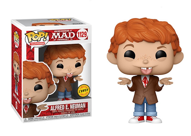 Funko Pop! Television Mad TV Alfred E Neuman Chase Exclusive Figure #1129