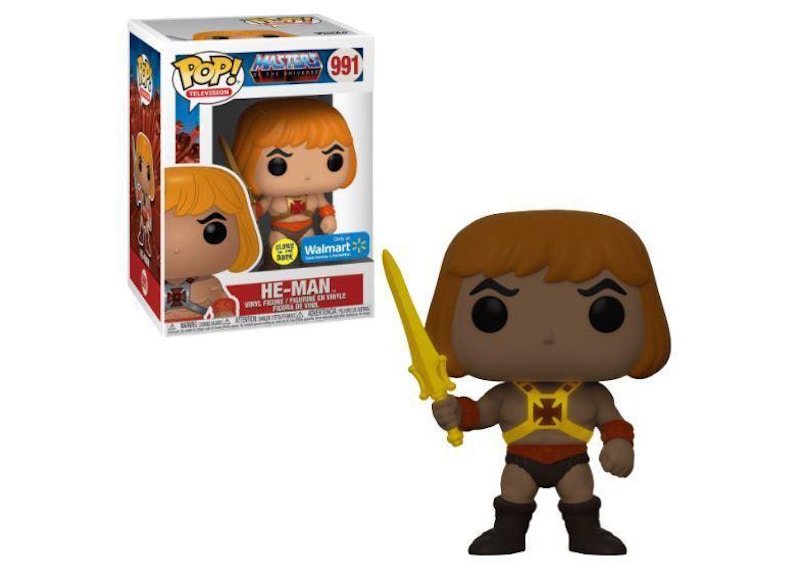 Funko Pop! Television Masters Of The Universe He-Man GITD Walmart Exclusive Figure #991