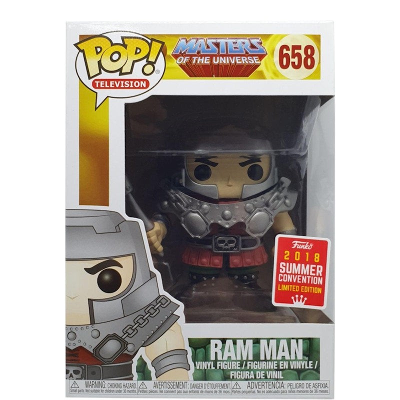 Funko Pop! Television Masters of the Universe Ram Man Summer Convention Figure #658