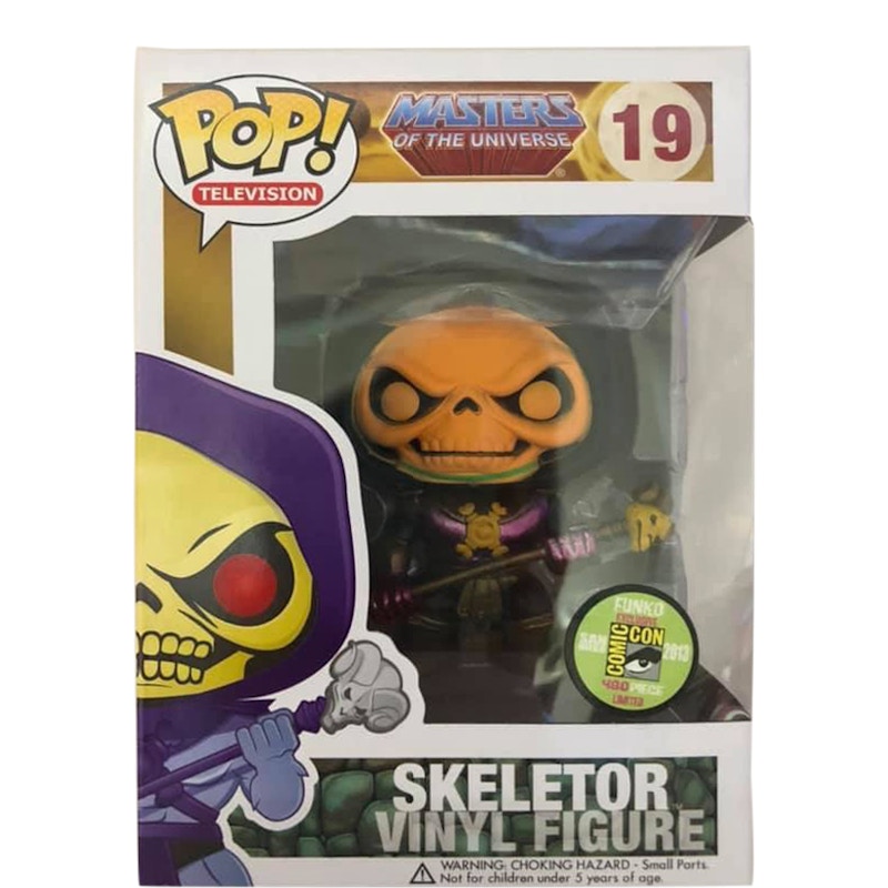 Funko Pop! Television Masters of the Universe Skeletor (Black Hood) SDCC Figure #19