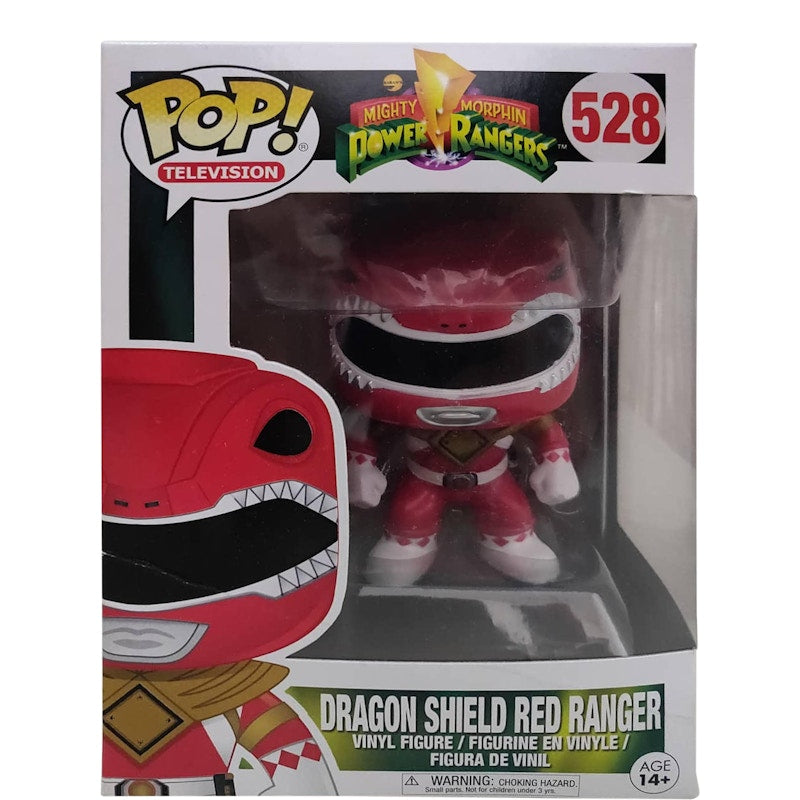 Funko Pop! Television Mighty Morphin Power Rangers Dragon Shield Red Ranger Figure #528