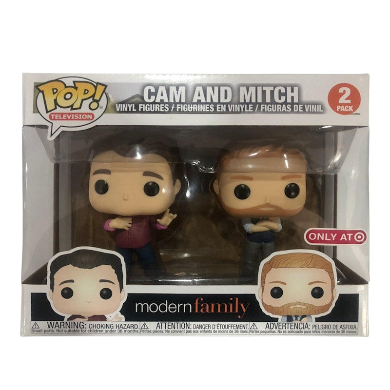 Funko Pop! Television Modern Family Cam and Mitch Target Exclusive 2 Pack