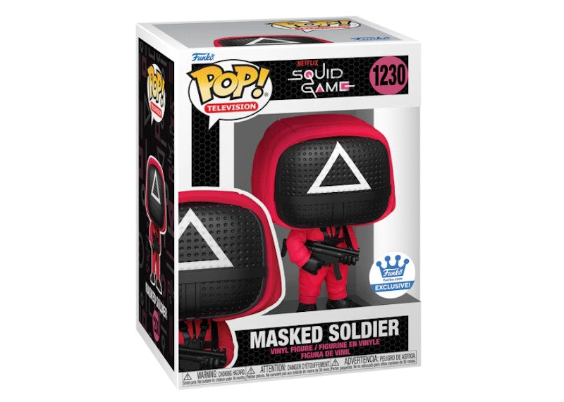 Funko Pop! Television Netflix Squid Game Masked Soldier Funko Shop Exclusive Figure #1230