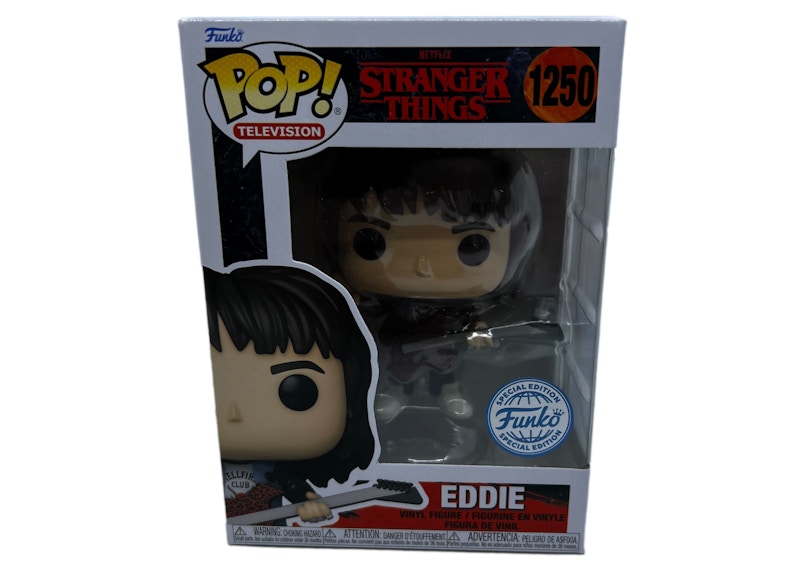 Funko Pop! Television Netflix Stranger Things Eddie Funko Special Edition Figure #1250