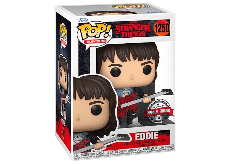 Funko Pop! Television Netflix Stranger Things Eddie Special Edition Figure #1250