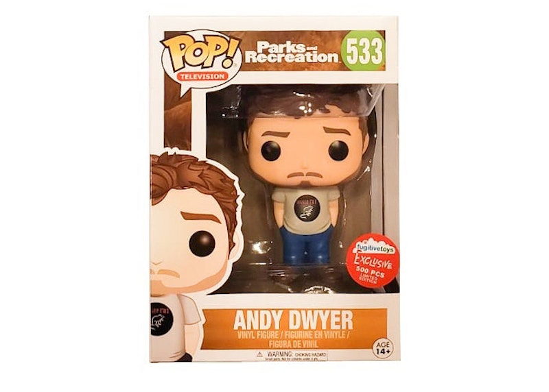 Funko Pop! Television Parks And Recreation Andy Dwyer Fugitive Toys Exclusive Figure #533