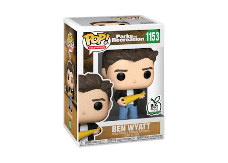 Funko Pop! Television Parks and Recreation Ben Wyatt Big Apple Exclusive Figure #1153