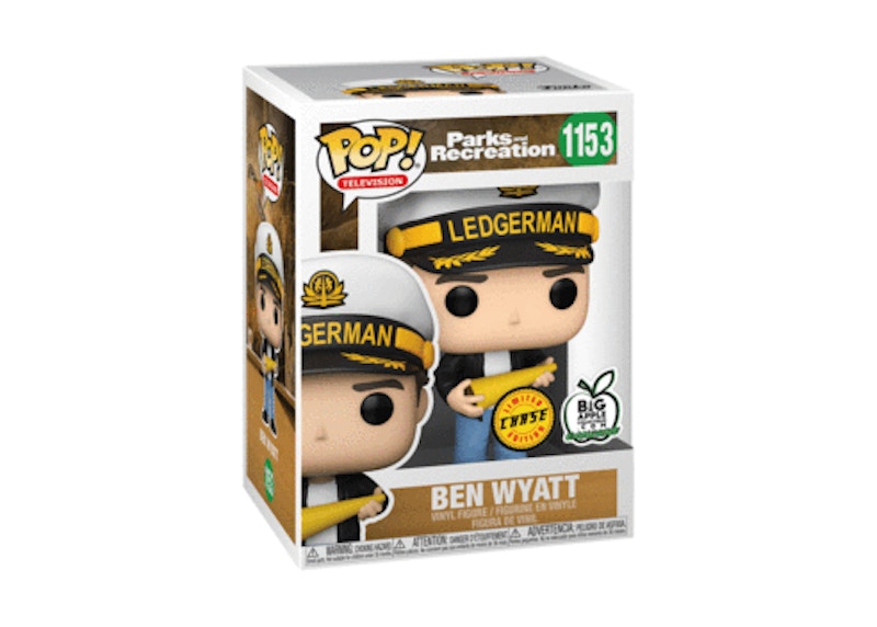 Funko Pop! Television Parks and Recreation Ben Wyatt (Chase Exclusive) Big Apple Exclusive Figure #1153