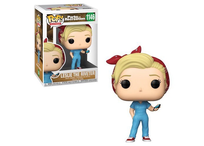 Funko Pop! Television Parks and Recreation Leslie The Riveter Figure #1146
