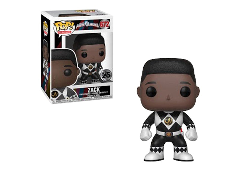 Funko Pop! Television Power Rangers Mighty Morphin 25th Anniversary Zack Figure #672