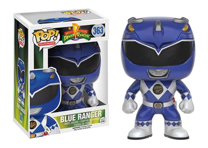 Funko Pop! Television Power Rangers Mighty Morphin Blue Ranger Figure #363
