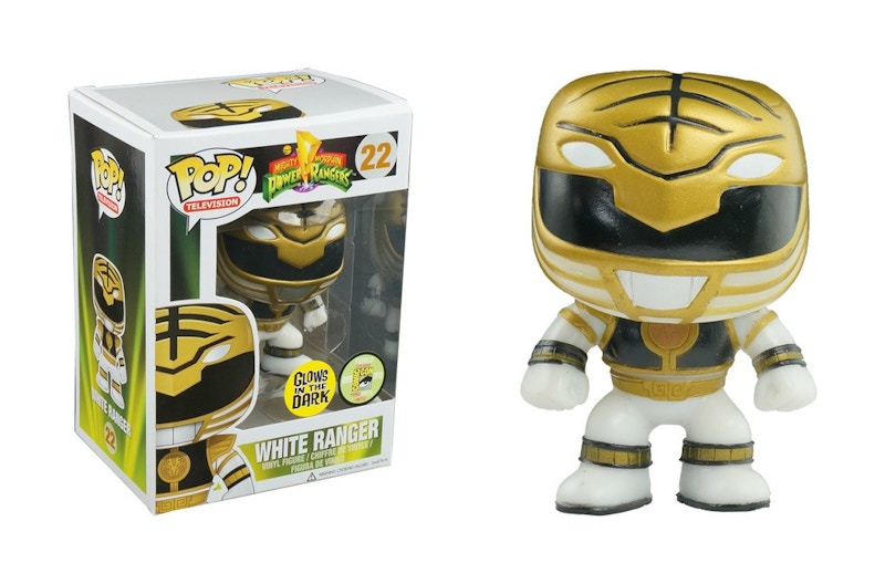 Funko Pop! Television Power Rangers White Ranger (Glow) SDCC Figure #22