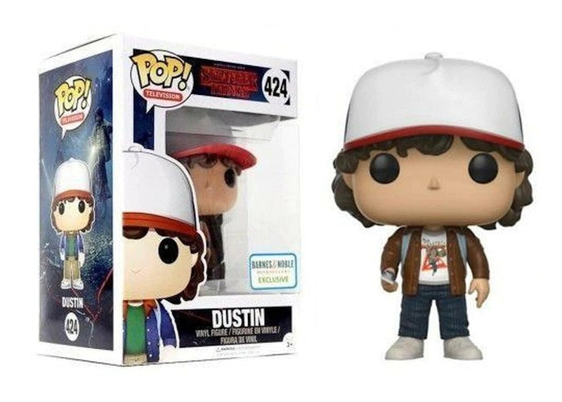 Funko Pop! Television Stranger Things Dustin Barnes & Noble Exclusive Figure #424
