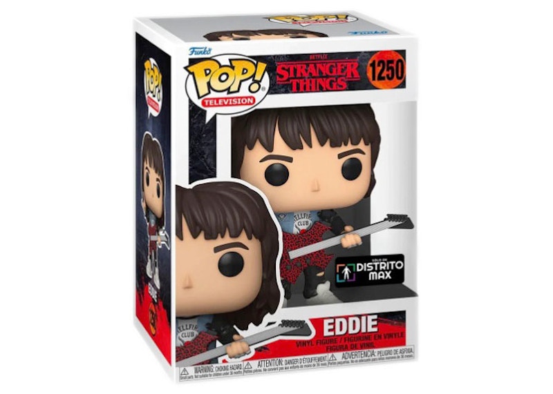 Funko Pop! Television Stranger Things Eddie Distrito Max Exclusive Figure #1250
