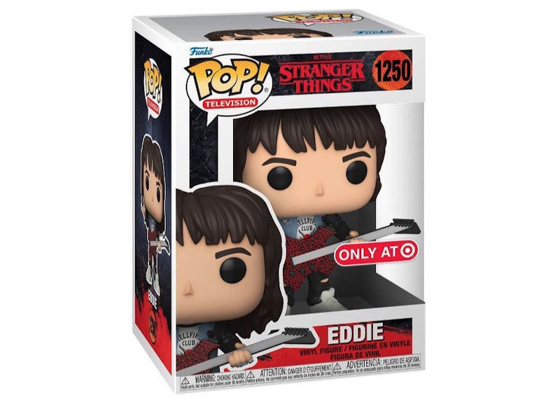 Funko Pop! Television Stranger Things Eddie Target Exclusive Figure #1250
