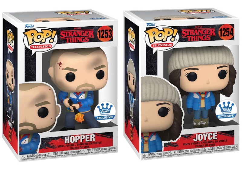 Funko Pop! Television Stranger Things Season 4 Joyce & Hopper Funko Shop Exclusive 2-Pack