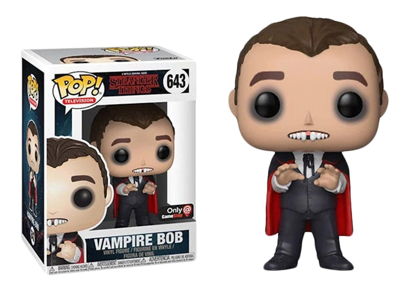 Funko Pop! Television Stranger Things Vampire Bob Gamestop Exclusive Figure #643