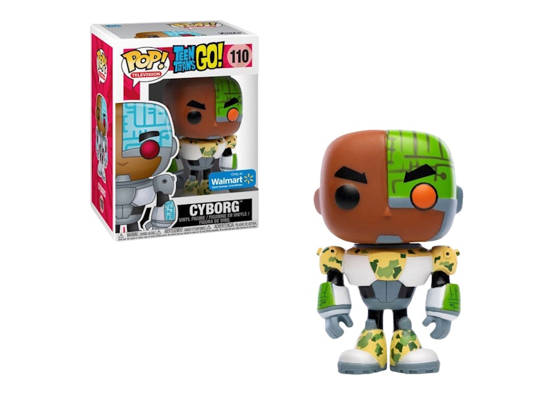 Funko Pop! Television Teen Titans Go! Cyborg Walmart Exclusive Figure #110