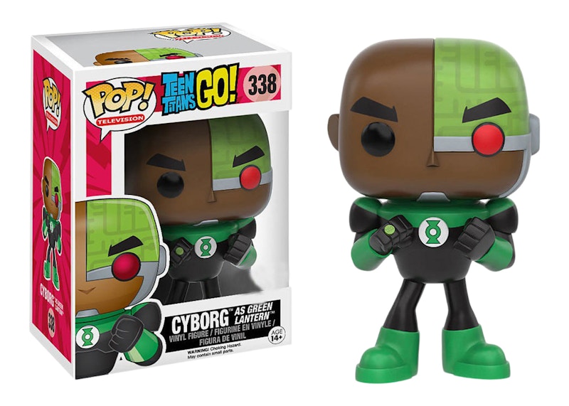 Funko Pop! Television Teen Titans Go! Cyborg as Green Lantern Figure #338