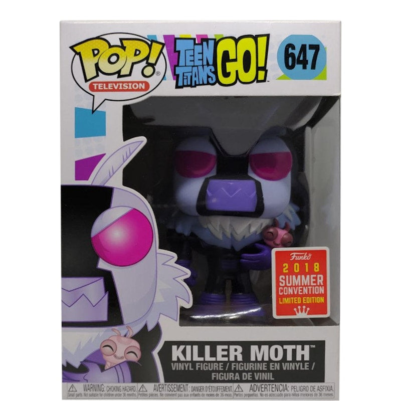 Funko Pop! Television Teen Titans Go! Killer Moth Summer Convention Edition Figure #647