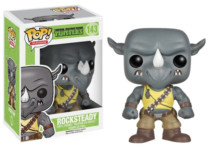 Funko Pop! Television Teenage Mutant Ninja Turtles Rocksteady Figure #143