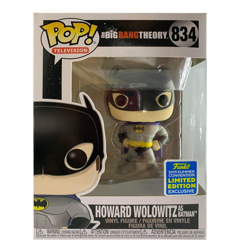 Funko Pop! Television The Big Bang Theory Howard Wolowitz as Batman Summer Convention Exclusive Figure #834