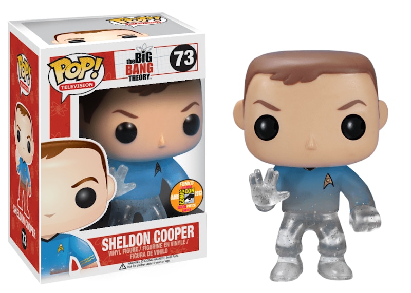 Funko Pop! Television The Big Bang Theory Sheldon Cooper (Star Trek) (Fade) SDCC Figure #73