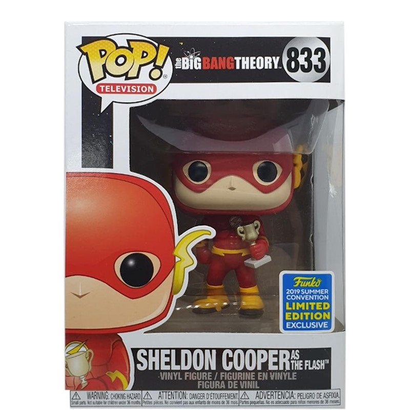 Funko Pop! Television The Big Bang Theory Sheldon Cooper as the Flash Summer Convention Figure #833