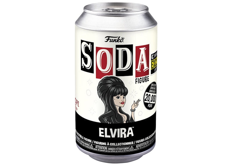 Funko Soda Elvira Entertainment Earth Exclusive Figure Sealed Can