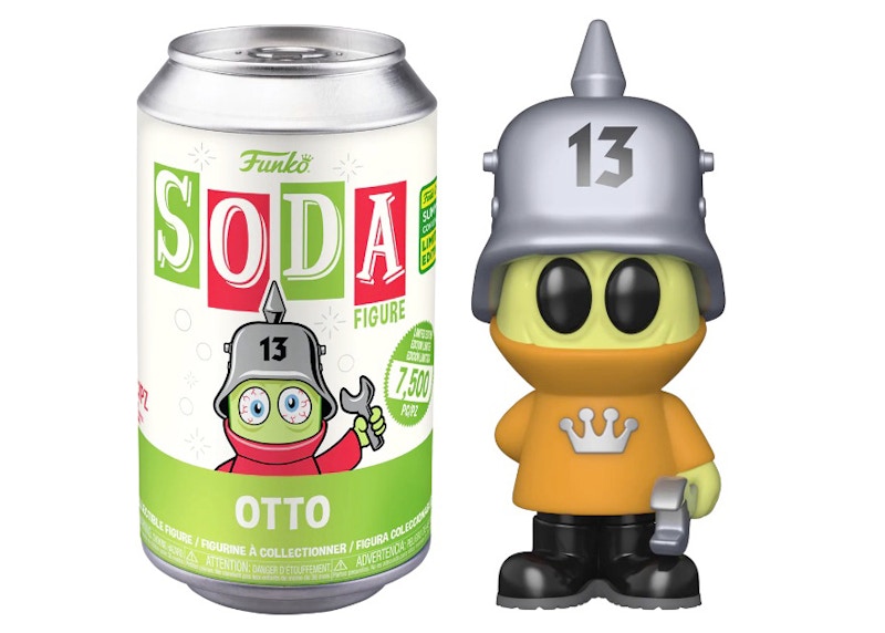 Funko Soda Fantastik Plastik Otto 2022 Summer Convention Exclusive Open Can Orange Chase Figure