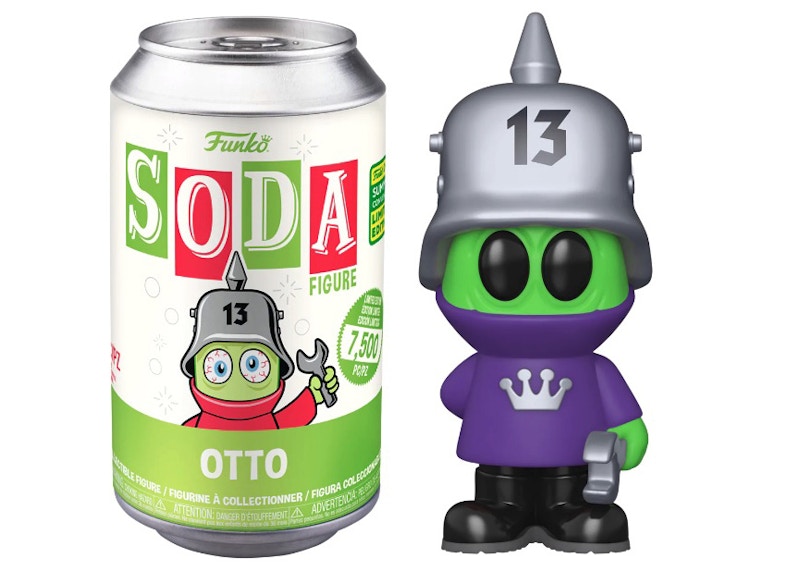 Funko Soda Fantastik Plastik Otto 2022 Summer Convention Exclusive Open Can Purple Chase Figure