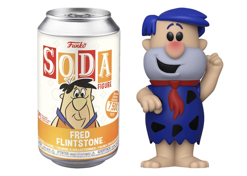 Funko Soda Hanna-Barbera Fred Flinstone Opened Can Chase Figure