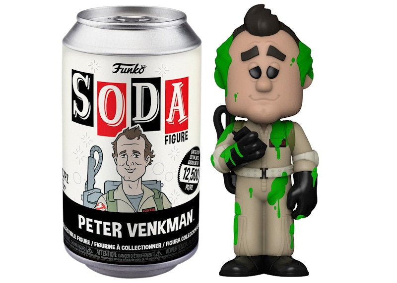 Funko Soda Ghostbusters Peter Venkman Open Can Chase Figure