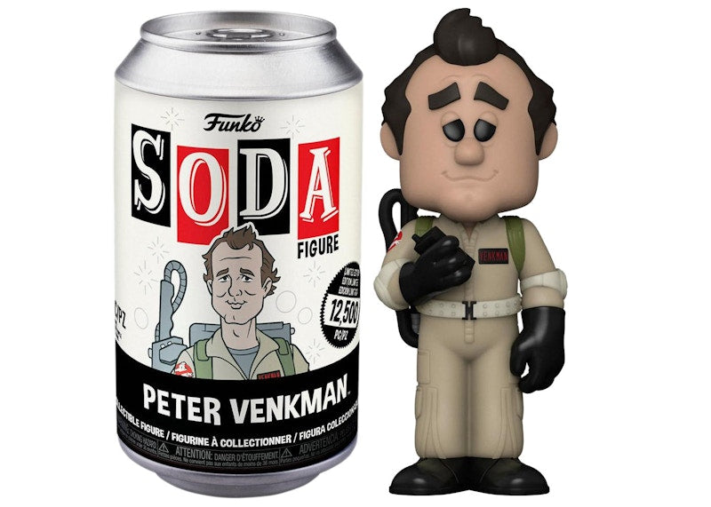 Funko Soda Ghostbusters Peter Venkman Open Can Figure