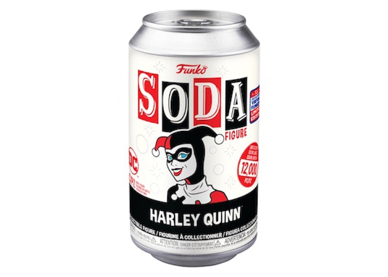 Funko Soda Harley Quinn 2021 Summer Virtual Funkon Exclusive Figure Sealed Can