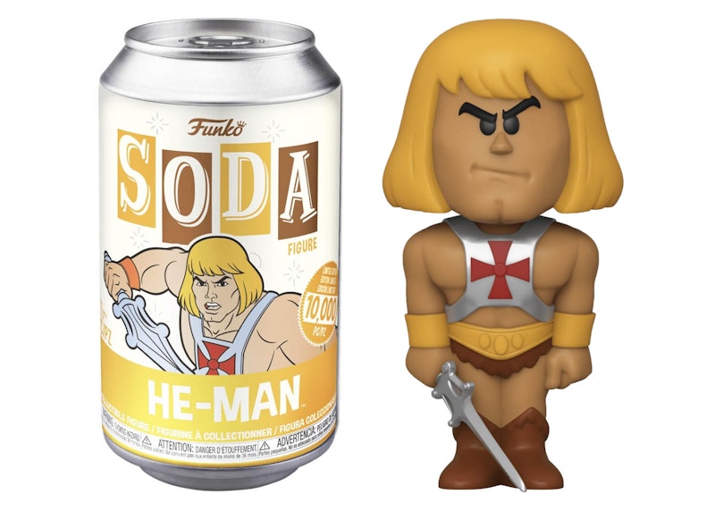 Funko Soda Masters of the Universe He-Man Opened Can Common Figure