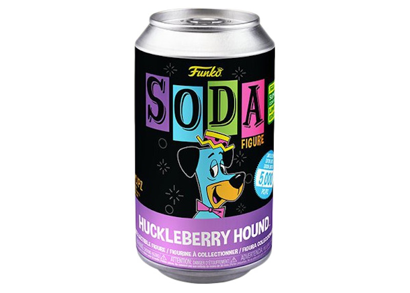 Funko Soda Huckleberry Hound Blacklight 2022 Summer Convention Exclusive Figure Sealed Can