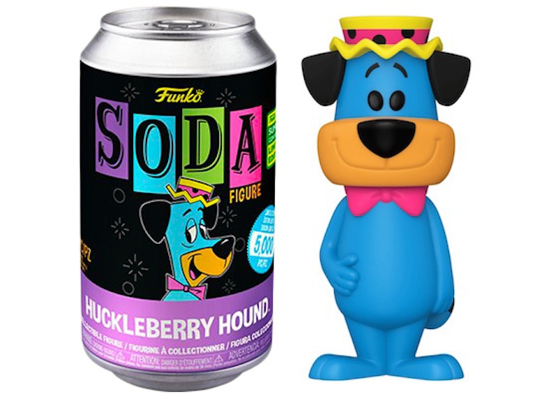 Funko Soda Huckleberry Hound Blacklight 2022 Summer Convention Exclusive Open Can Figure