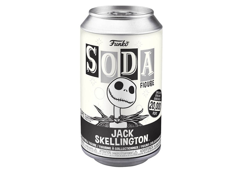 Funko Soda The Nightmare Before Christmas Jack Skellington Figure Sealed Can