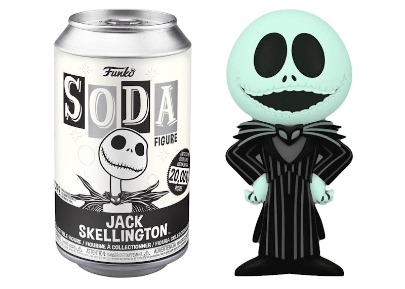 Funko Soda The Nightmare Before Christmas Jack Skellington Opened Can Chase Figure