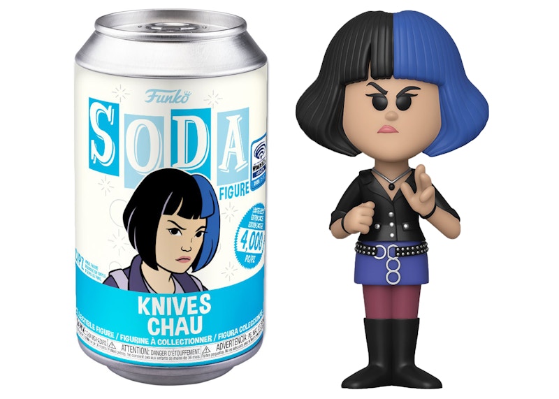 Funko Soda Scott Pilgrim Knives Chau WonderCon Exclusive Opened Can Common Figure