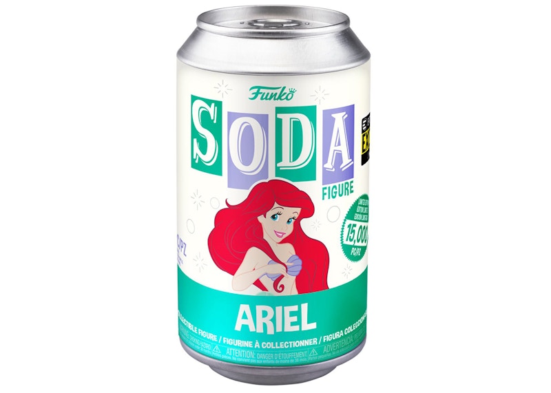 Funko Soda Little Mermaid Ariel Entertainment Earth Exclusive Figure Sealed Can