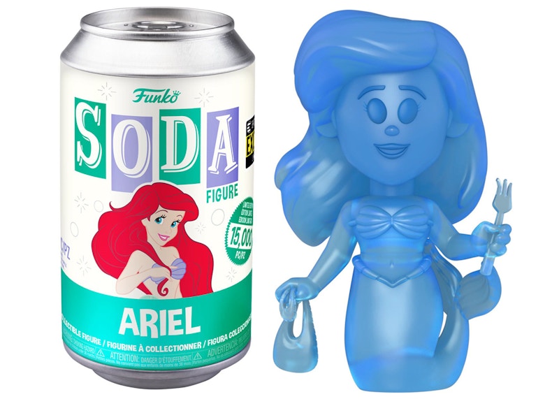 Funko Soda Little Mermaid Ariel Entertainment Earth Exclusive Open Can Chase Figure
