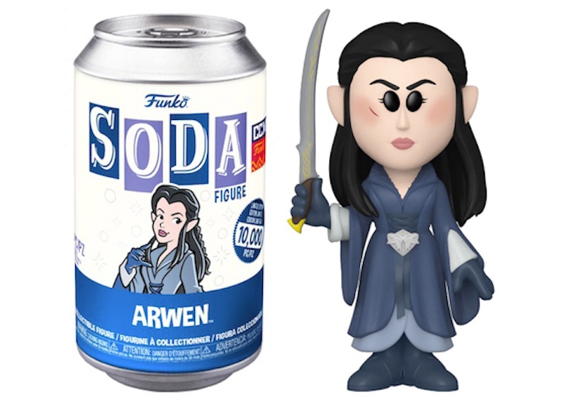 Funko Soda Lord of the Rings Arwen 2022 CCXP Exclusive Open Can Chase Figure