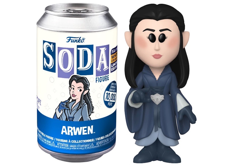 Funko Soda Lord of the Rings Arwen 2022 Winter Convention Exclusive Open Can Common Figure