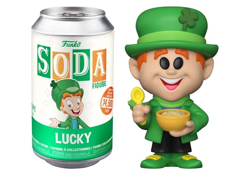 Funko Soda Lucky Charms Lucky Leprechaun Open Can Chase Figure
