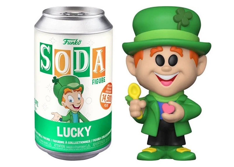 Funko Soda Lucky Charms Lucky Leprechaun Open Can Figure