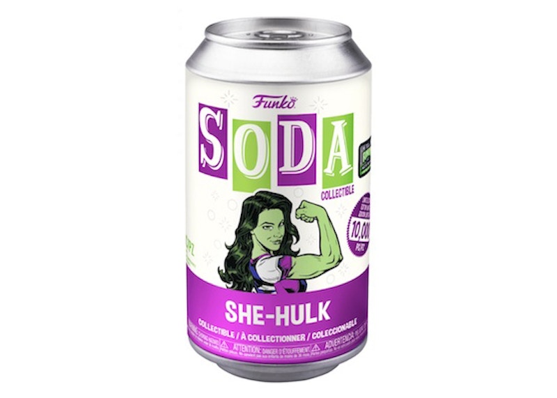 Funko Soda Marvel She-Hulk 2022 Funkon HQ 5 Year Anniversary Exclusive Figure Sealed Can